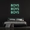 boys boys boys neon sign