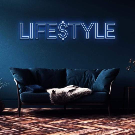 lifestyle neon sign