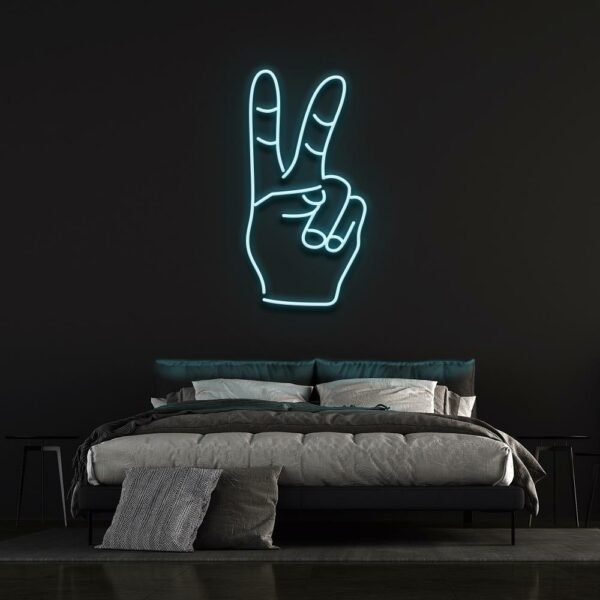 victory neon sign