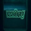 win neon sign